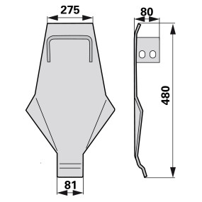 Gleitkufe Anstelle Von Kuhn 55 (00416348) Prillinger