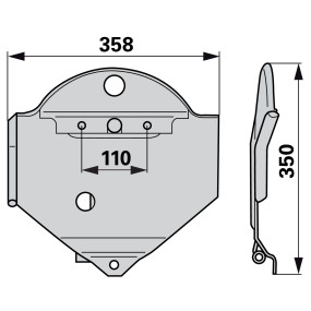 Gleitkufe Original Vicon Vnb16 (00416353) Prillinger