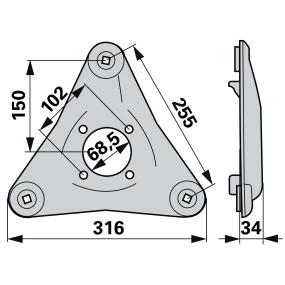 Mähscheibe Anstelle Von Deutz (00416364) Prillinger