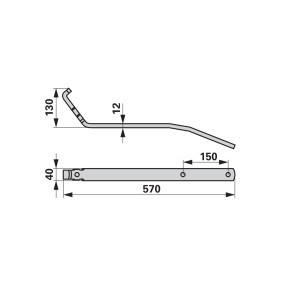 Zinkenarm Anstelle Von Kuhn 58 (00420216) Prillinger