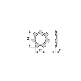 Sicherungsblech Mt34 (00422522) Prillinger