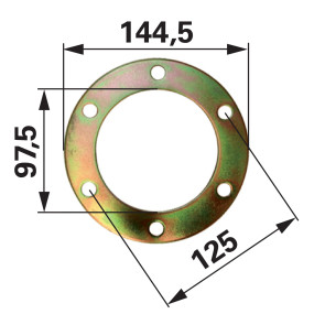 Distanzscheibe 144,5X97,5X4 Mm (00423801) Prillinger