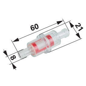 Benzinfilter Universal Nylon E (00428543) Prillinger