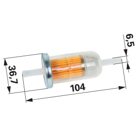 Benzinfilter Universal Papier (00428552) Prillinger