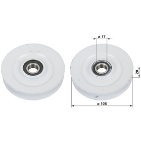 Umlenkrolle V Keilriemen 5 L (00433764) Prillinger