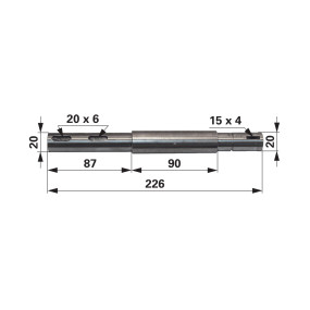 Messerwelle Anstelle Von Ggp 2 (00434249) Prillinger