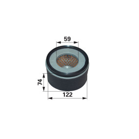 Luftfilter Anstelle Von Kubota (00434833) Prillinger