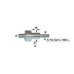 Adapterbolzen M10 X 1.25La (00435554) Prillinger