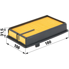 Luftfilter Anstelle Von Kubota (00436691) Prillinger