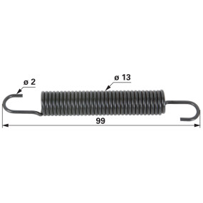 Zugfeder Anstelle Von Mtd 7320 (00436971) Prillinger