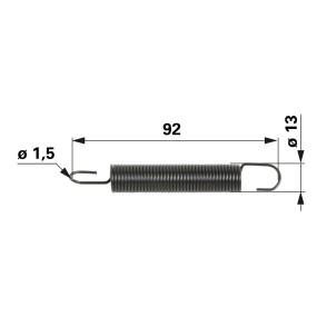 Zugfeder Anstelle Von Murray 3 (00436980) Prillinger