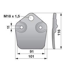 Messerhalter Anstelle Von H150 (00444110) Prillinger