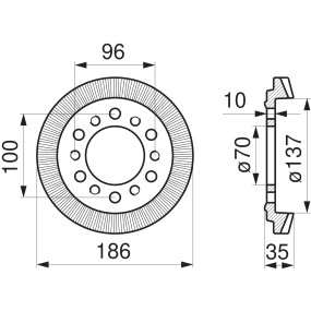 Kegelrad Z45 Anstelle Von Deut (00452402) Prillinger