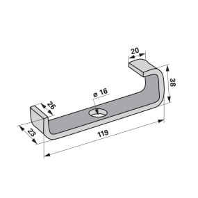 Halter Anstelle Von Claas 9566 (00453201) Prillinger