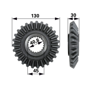 Kegelrad Z27 Anstelle Von Deut (00453302) Prillinger