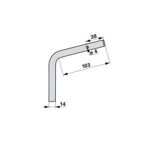 Bolzen 14 X 200 Mm, Krone 264 (00453520) Prillinger