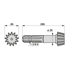 Kegelrad 13 Zähne, Anstelle Vo (00453563) Prillinger