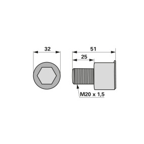 Lagerzapfen Niemeyer 503180 (00453578) Prillinger