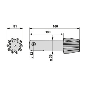 Kegelrad 10 Zähne, Niemeyer 01 (00453590) Prillinger