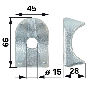 Klemmstück Anstelle Von Lely 4 (00460105) Prillinger