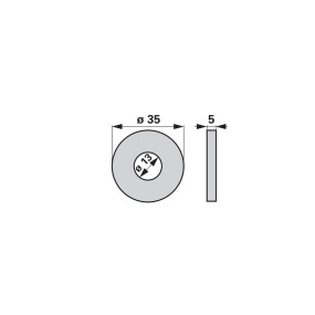 Scheibe 13X35X5 Mm (00461701) Prillinger