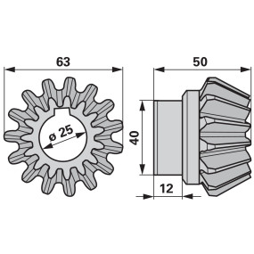 Kegelrad Z15 Anstelle Von Sip (00461815) Prillinger