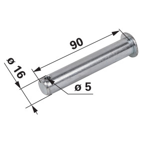 Sicherungsbolzen 16X90, Sip 15 (00462762) Prillinger