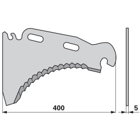 Ladewagenmesser Rotant Anstell (00470572) Prillinger