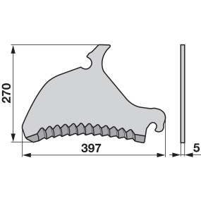 Ladewagenmesser Anstelle Von P (00470884) Prillinger