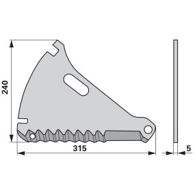 Ladewagenmesser Anstelle Von D (00470888) Prillinger