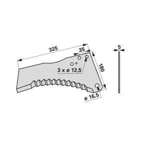 Ladewagenmesser Anstelle Von K (00470912) Prillinger