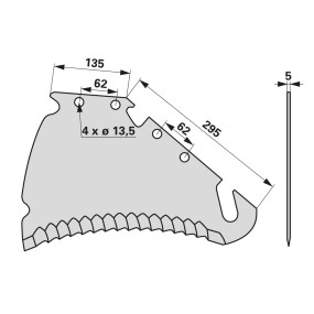 Ladewagenmesser Anstelle Von S (00470942) Prillinger