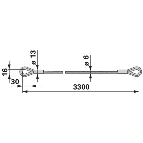 Seilzug 6X3300 Anstellle Von P (00476263) Prillinger