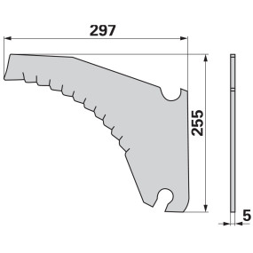 Ladewagenmesser Anstelle Von S (00476582) Prillinger