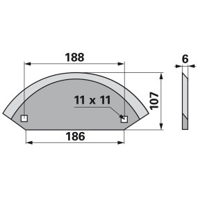 Mischwagenmesser (00485180) Prillinger