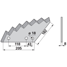 Mischwagenmesser Anstelle Von (00485211) Prillinger