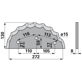 Mischwagenmesser (00485221) Prillinger