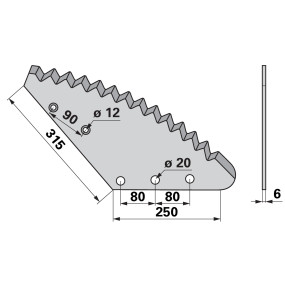 Mischwagenmesser Hartstoffbesc (00485254) Prillinger