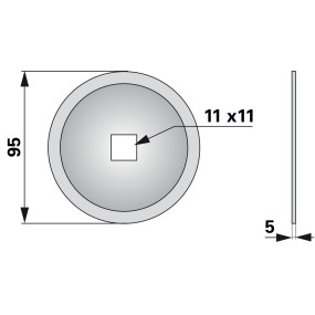 Schneidscheibe Glatt (00485286) Prillinger