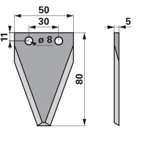 Fräsmesser Gerade Glatt (00485288) Prillinger