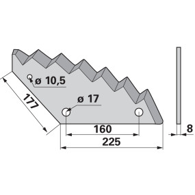 Mischwagenmesser Anstelle Von (00485330) Prillinger