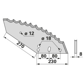 Mischwagenmesser Anstelle Von (00485332) Prillinger