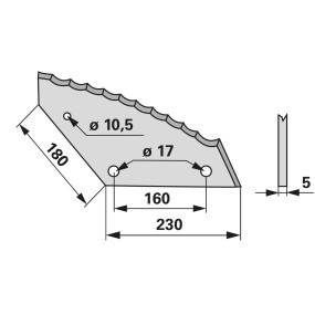 Mischwagenmesser Anstelle Von (00485333) Prillinger