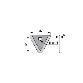 Fräsmesser Gerade, Glatt (00485423) Prillinger