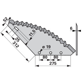 Mischwagenmesser Anstelle Von (00485430) Prillinger