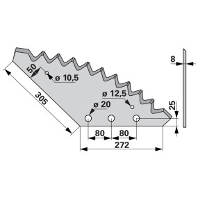 Mischwagenmesser Anstelle Von (00485431) Prillinger