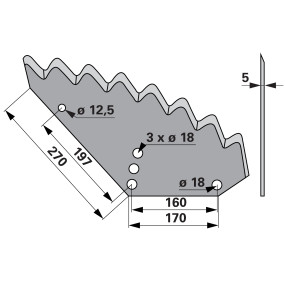 Mischwagenmesser Anstelle Von (00485448) Prillinger