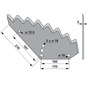 Mischwagenmesser Anstelle Von (00485449) Prillinger