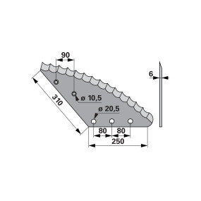 Mischwagenmesser Anstelle Von (00485460) Prillinger