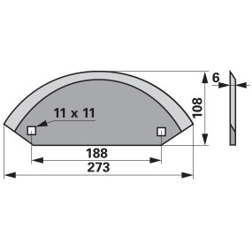 Mischwagenmesser  Beschichtet (00485476) Prillinger